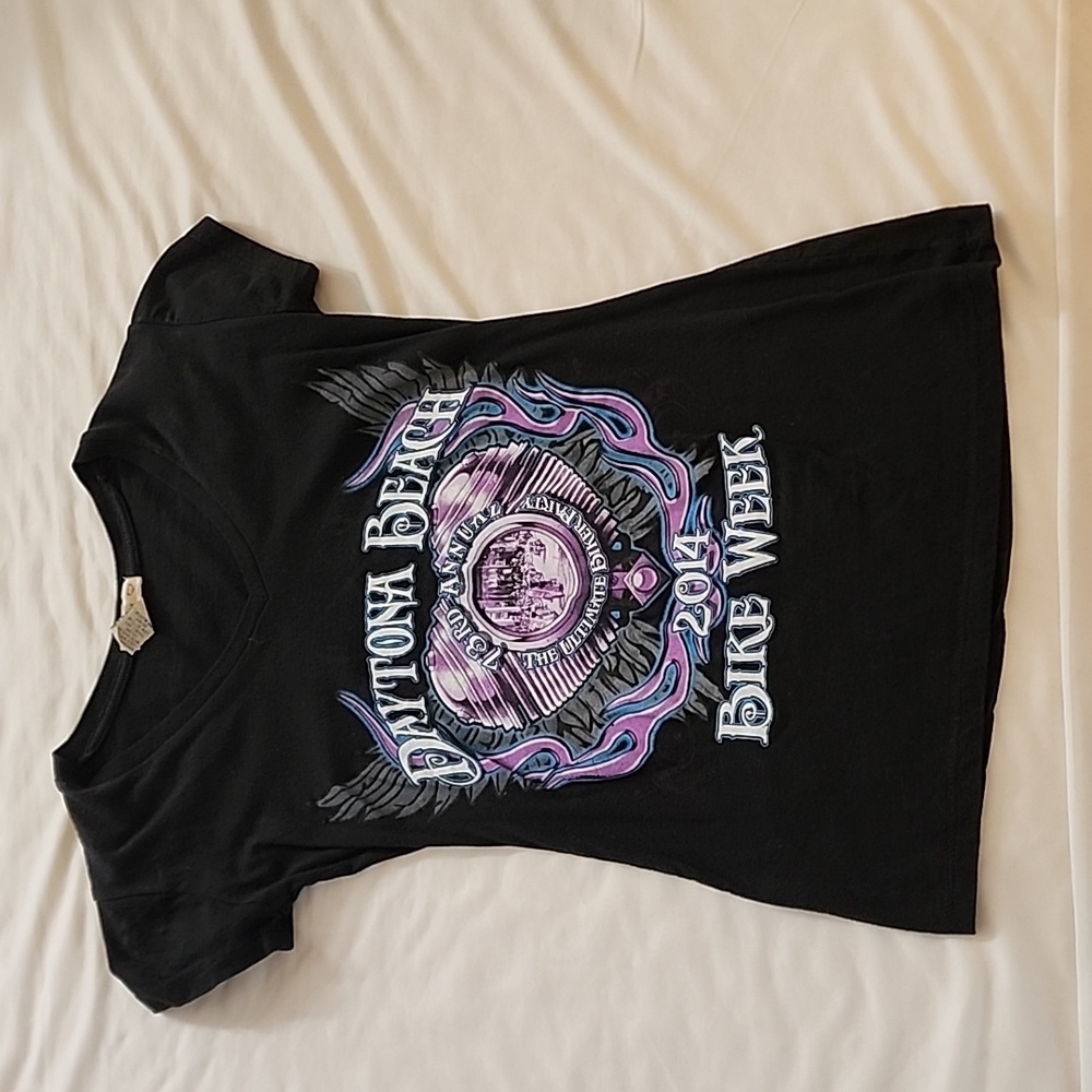 Medium Harley Davidson Daytona baby doll tee